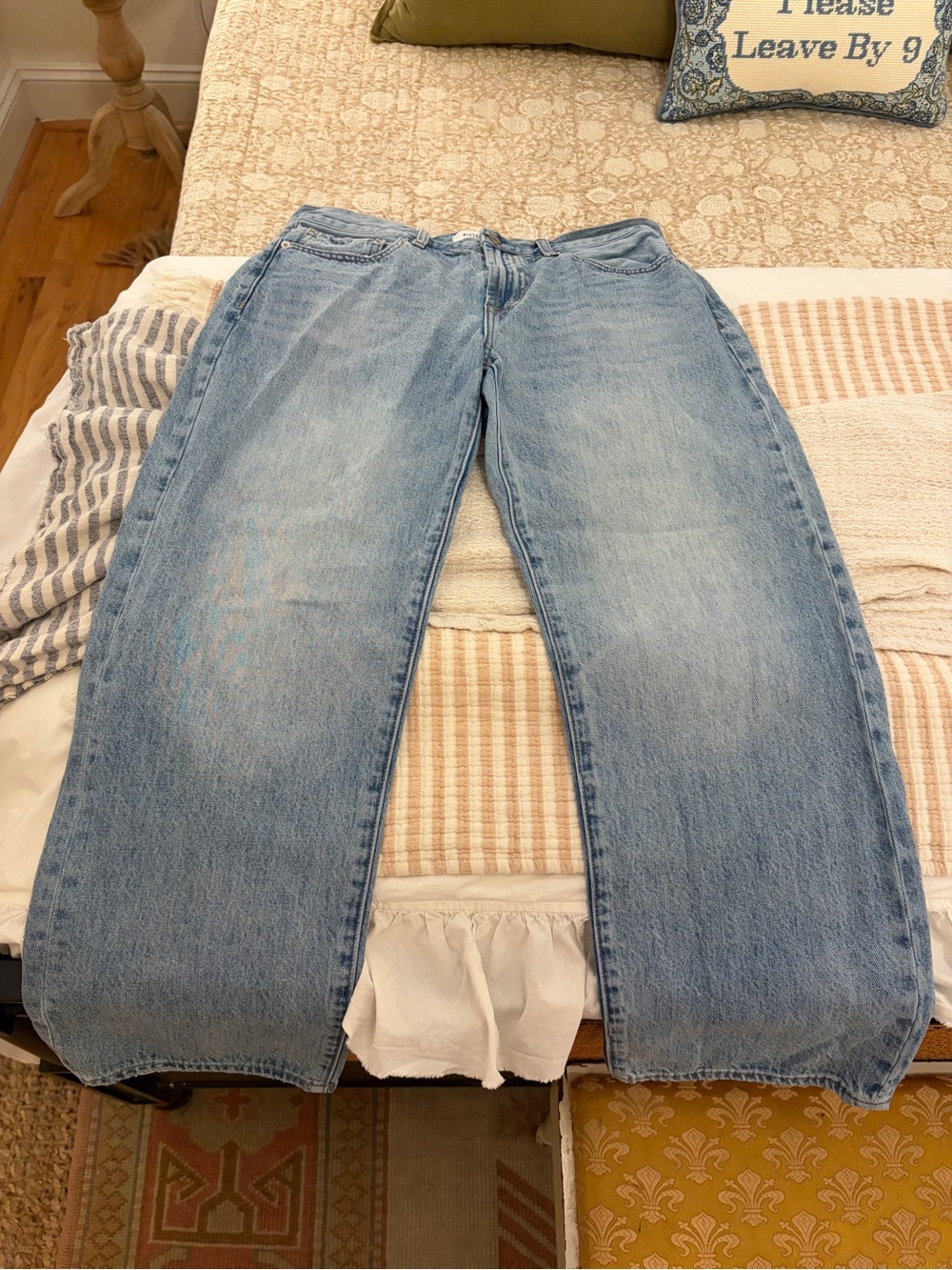 Pistola Light Wash Straight Leg Jeans - Blue